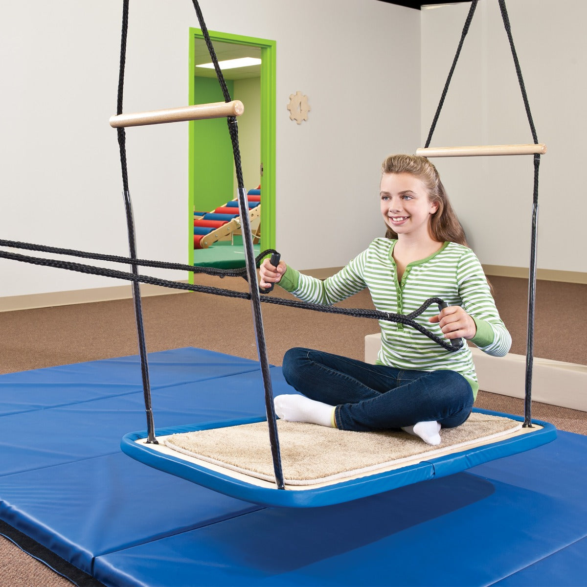 Gliding swing and sleeper top