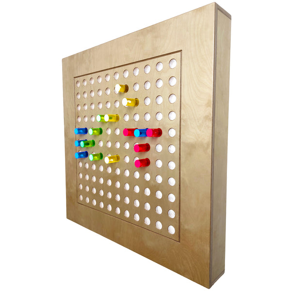 Rainbow Pegboard Panel