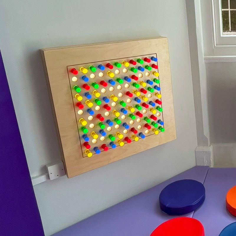 Rainbow Pegboard Panel