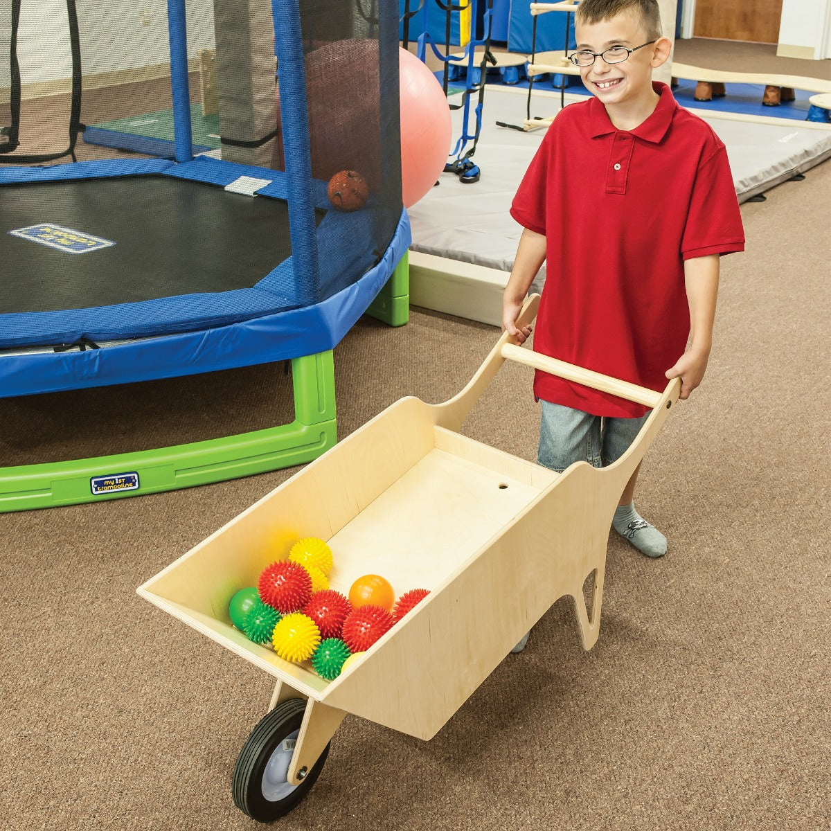 1Wheel Weighted Wheelbarrow Southpaw.co.uk