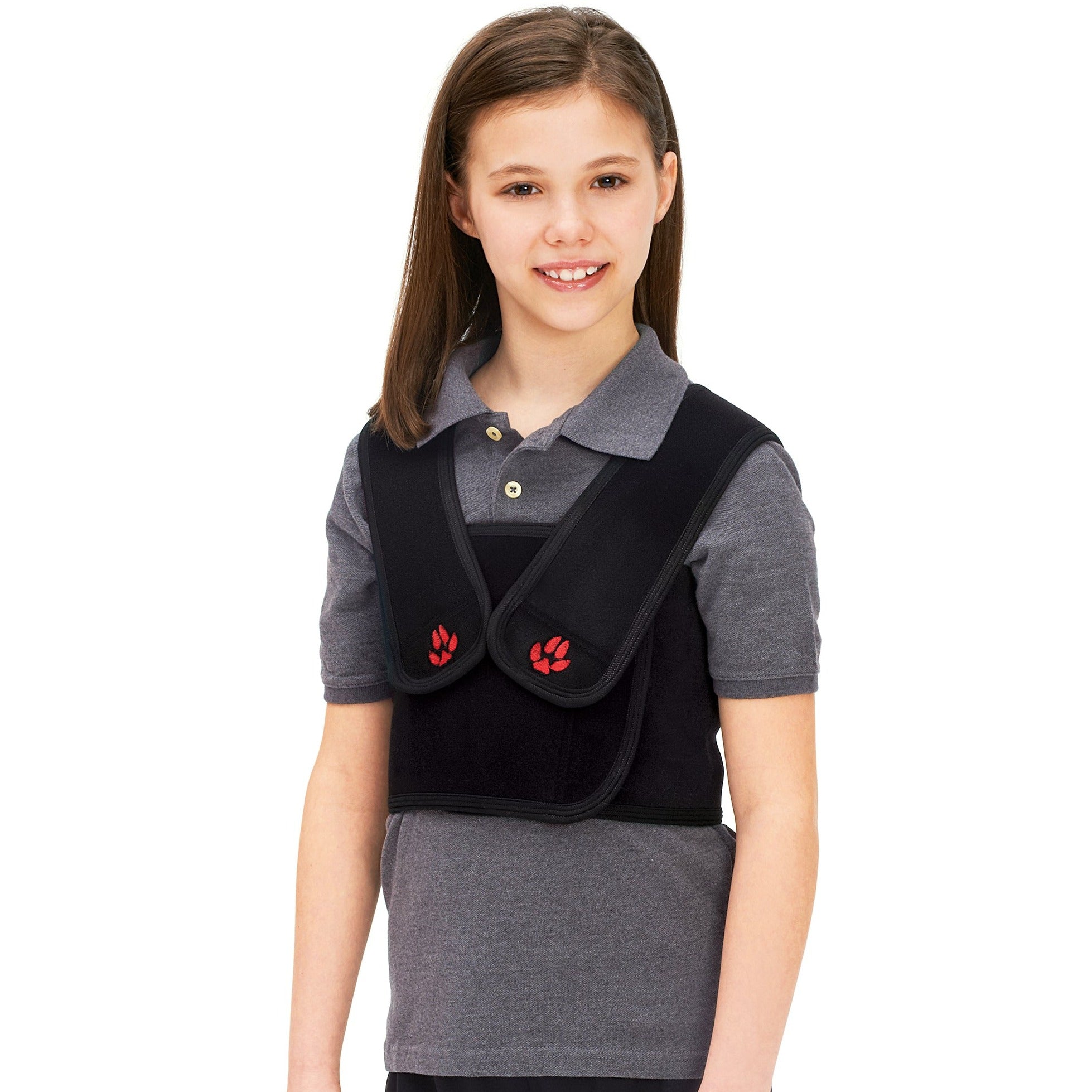 Bear Hug Pressure Vest to decrease hyperresponsiveness